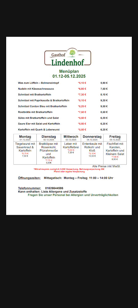 Speisekarte photo 4