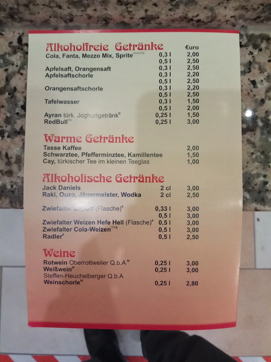 Speisekarte photo 5