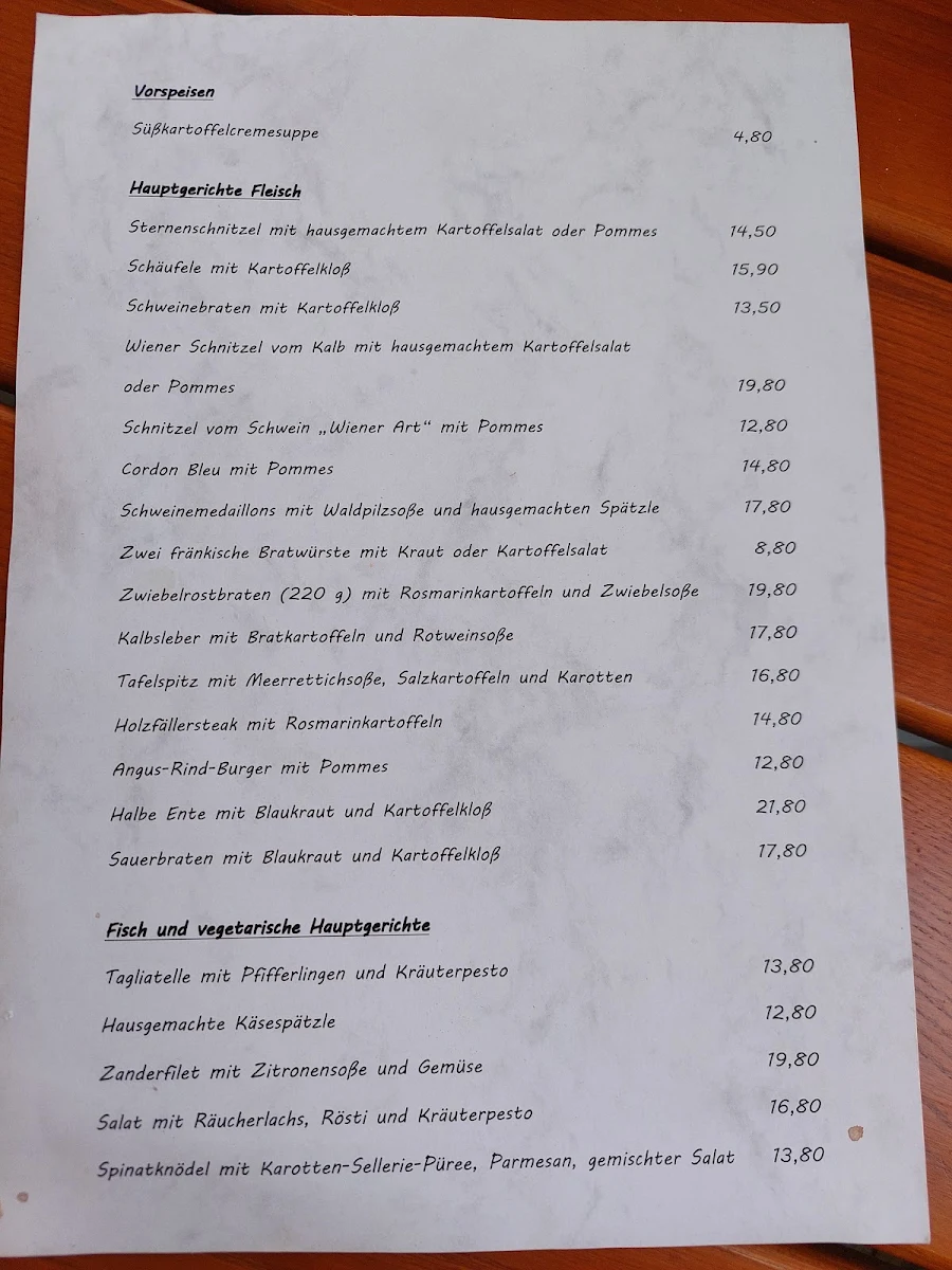 Speisekarte photo 1