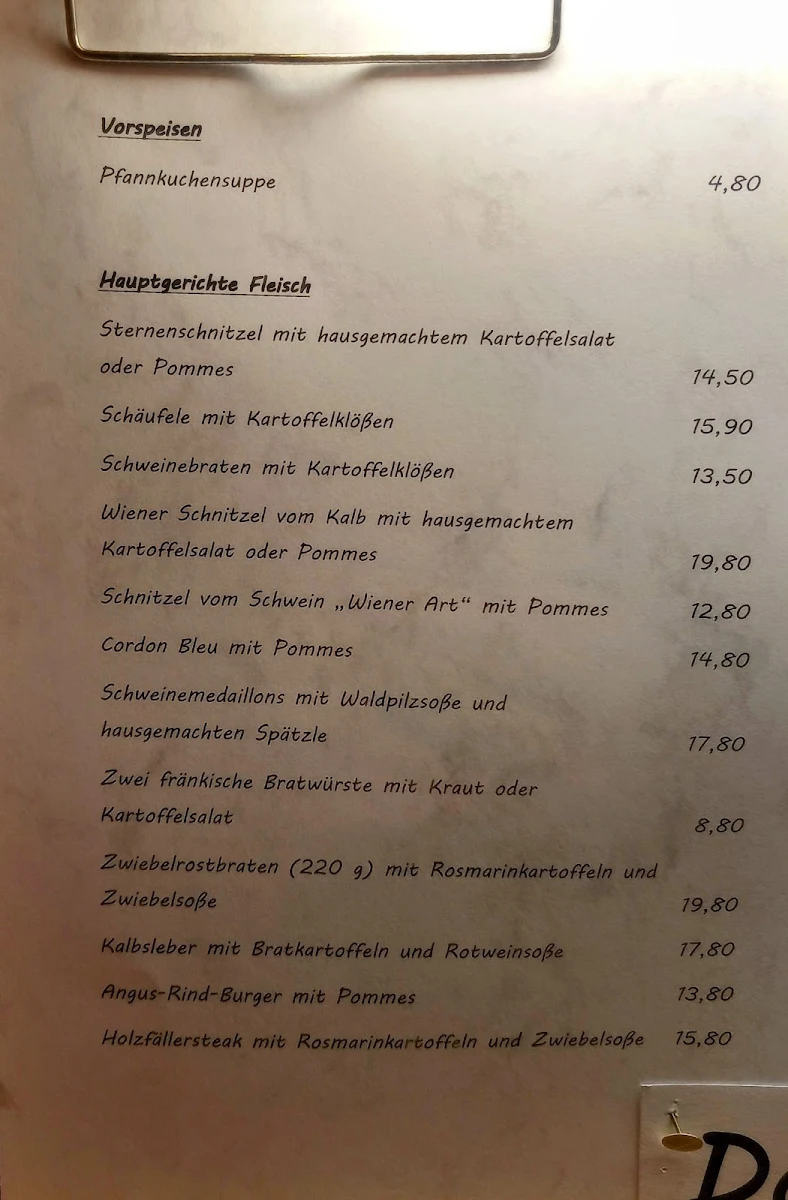 Speisekarte photo 5