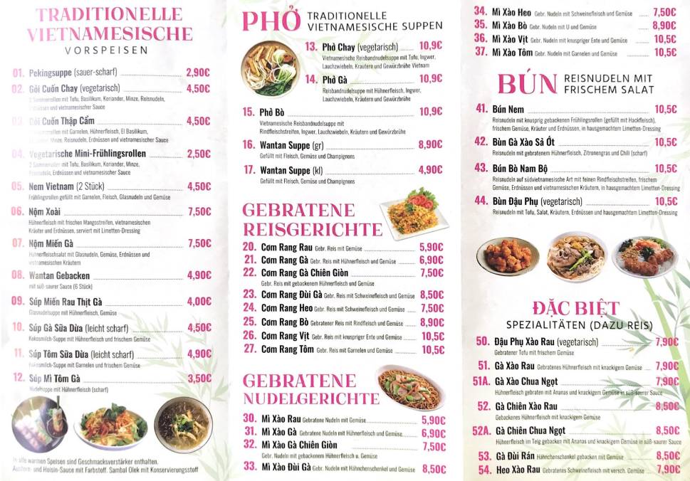 Speisekarte photo 1
