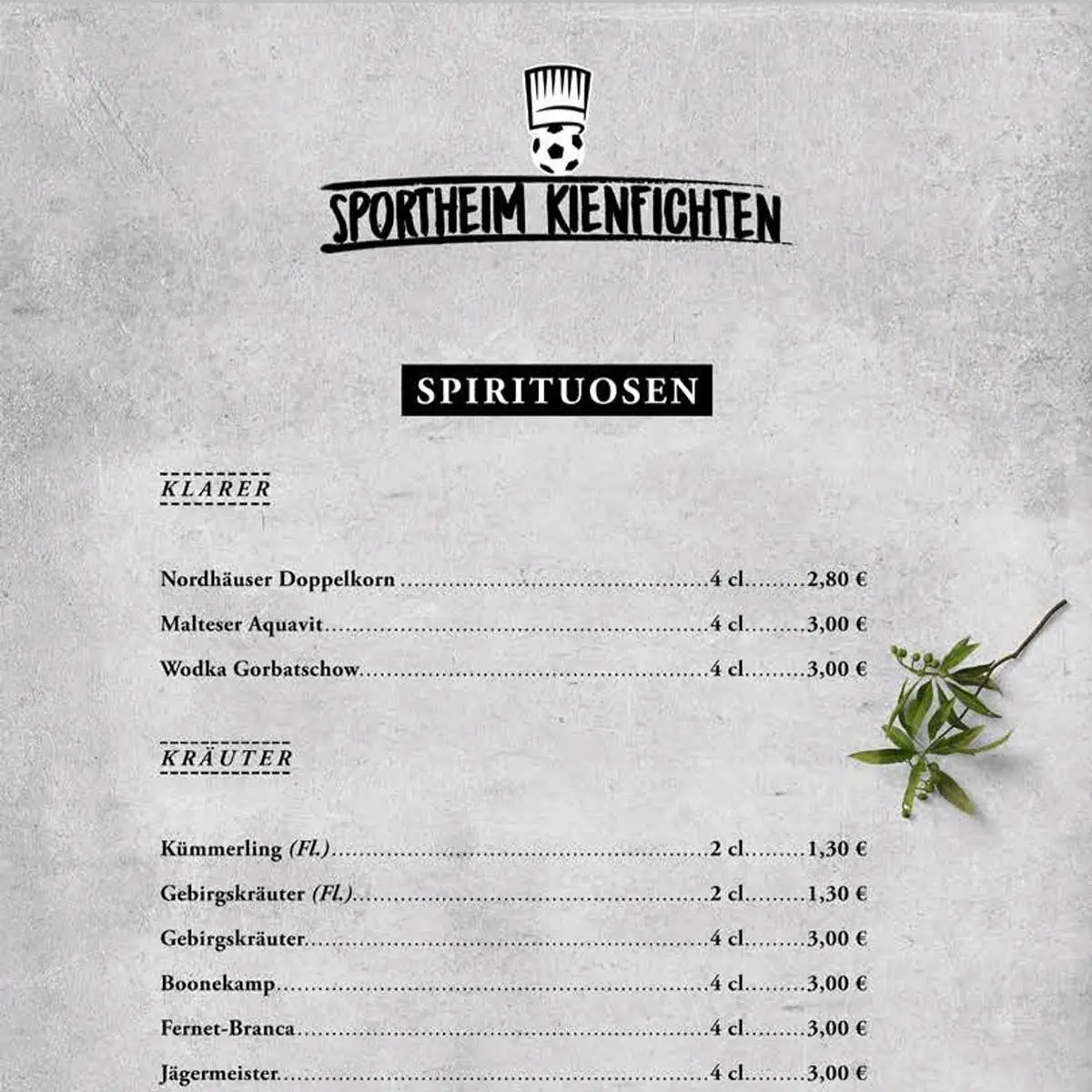 Speisekarte photo 2