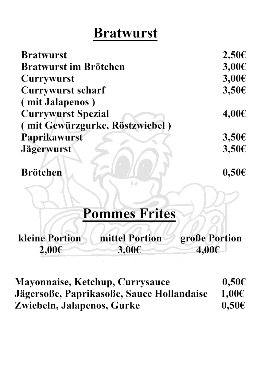 Speisekarte photo 2