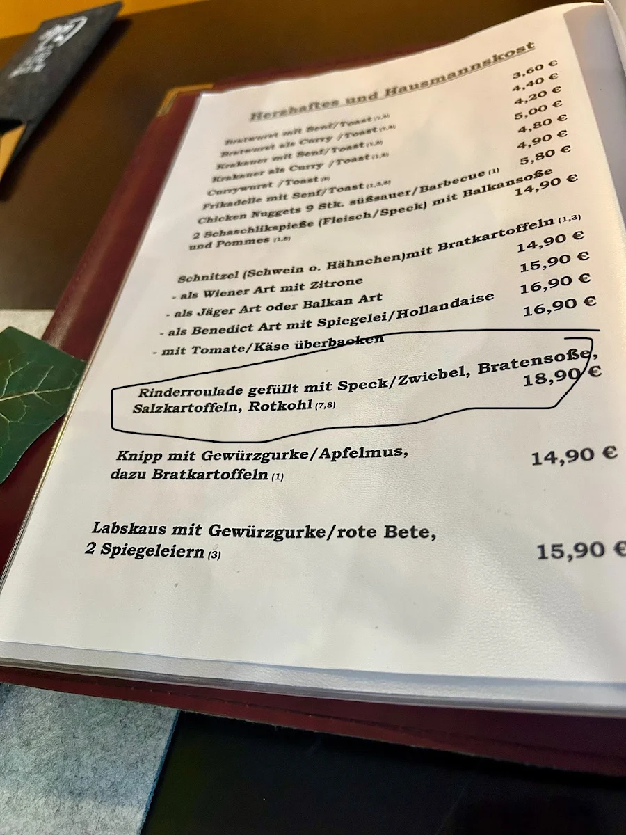 Speisekarte photo 3