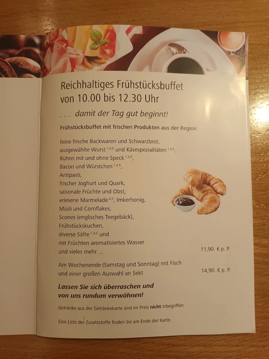 Speisekarte, Antik Café