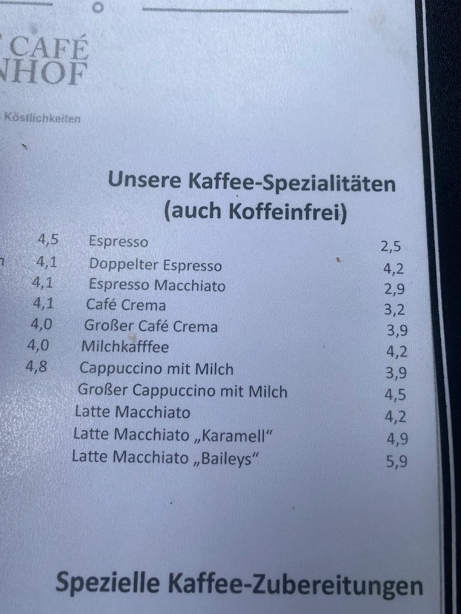 Speisekarte, Taverna Mykonos