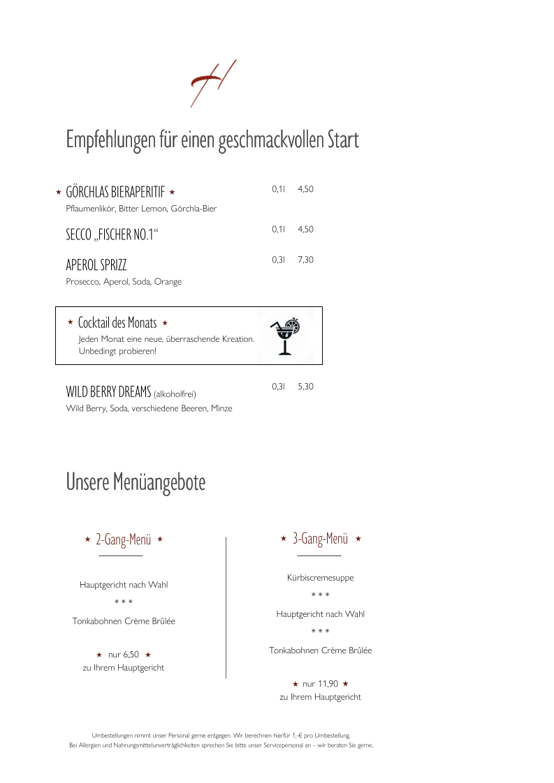 Speisekarte photo 6
