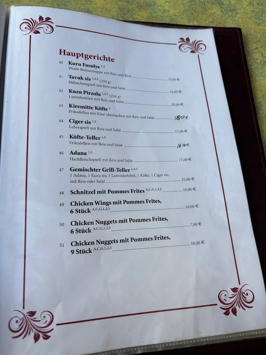 Speisekarte photo 1