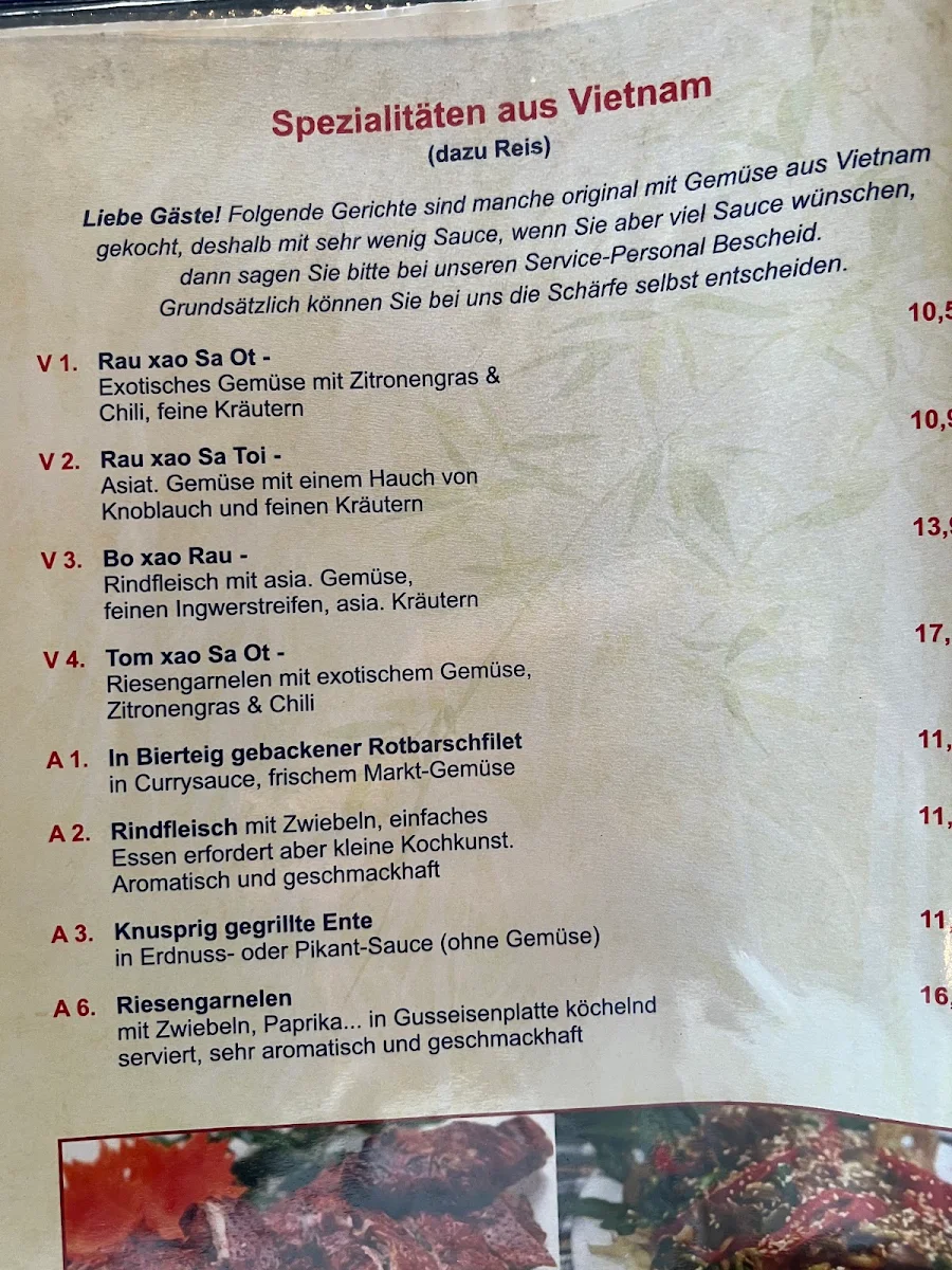 Speisekarte photo 2