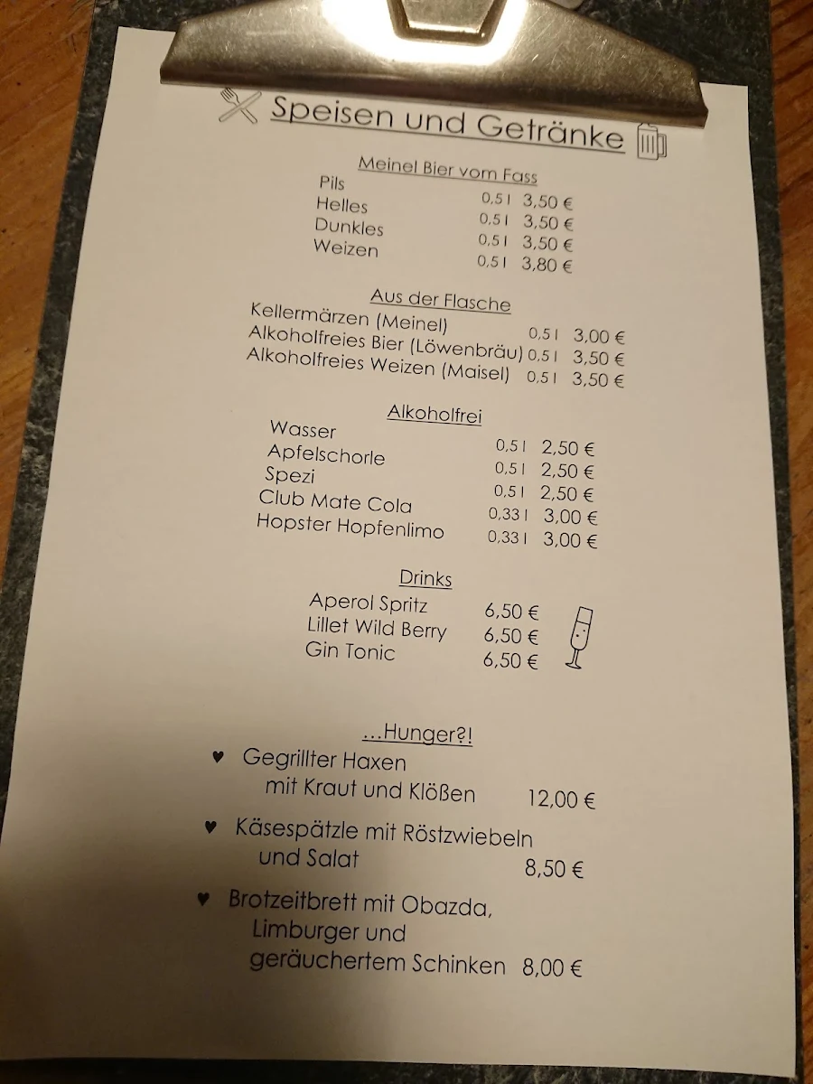 Speisekarte photo 2