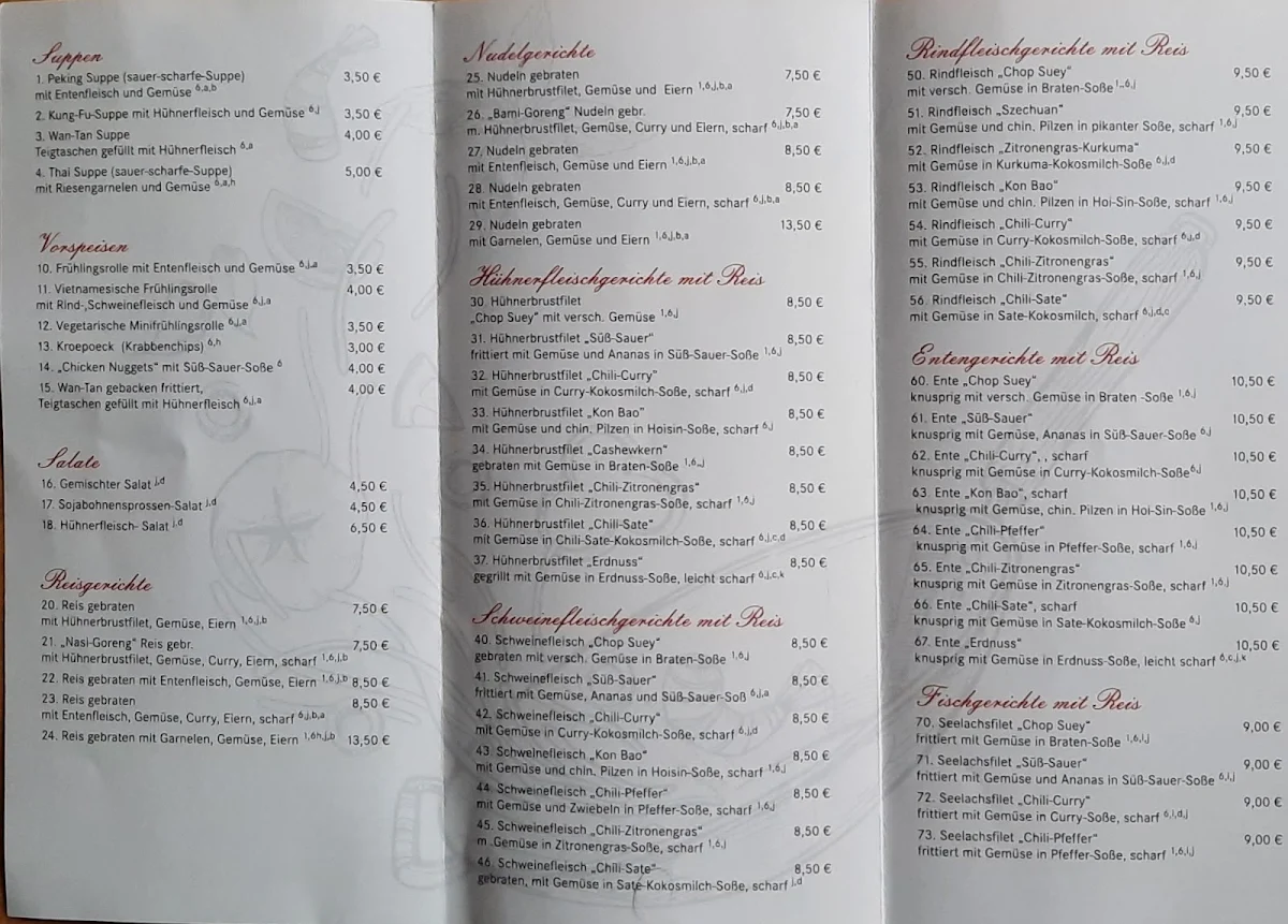 Speisekarte photo 3
