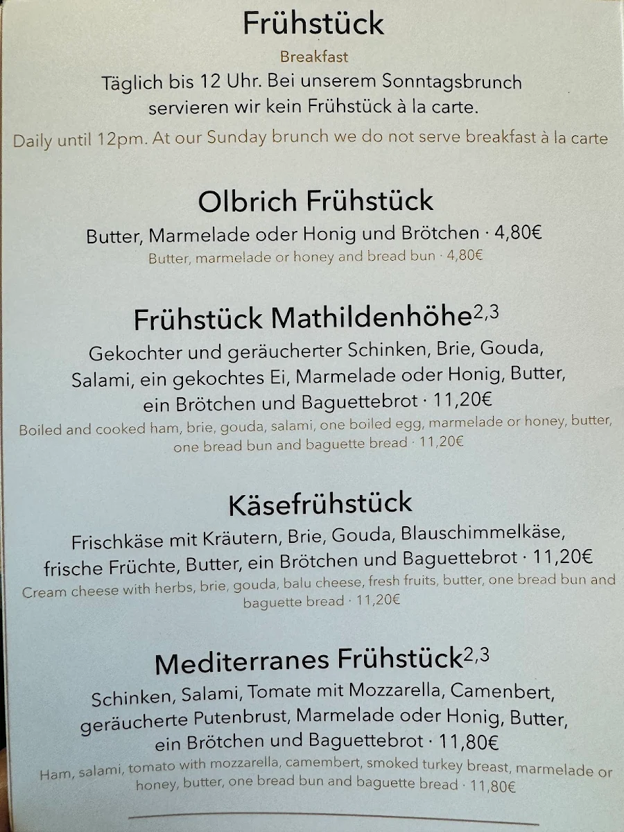 Speisekarte photo 2