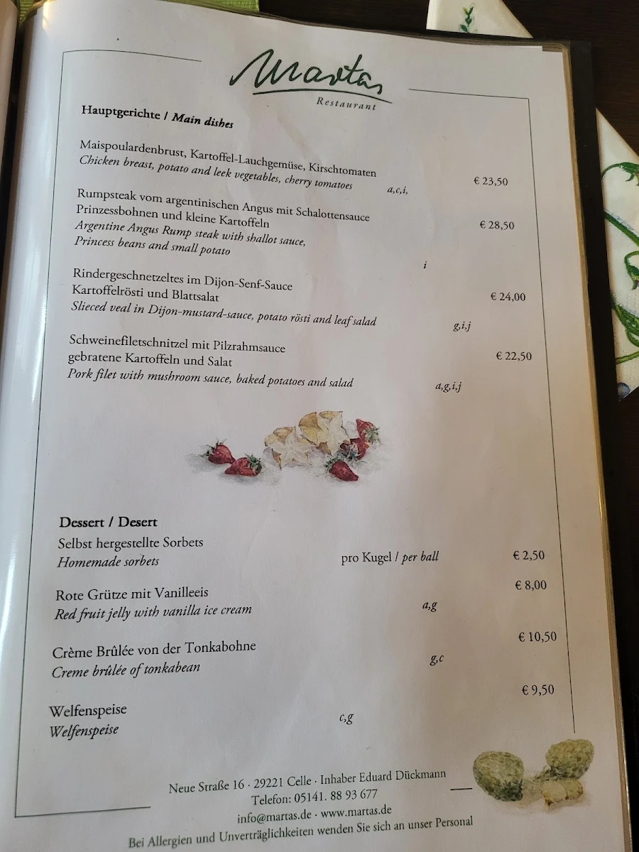 Speisekarte photo 3