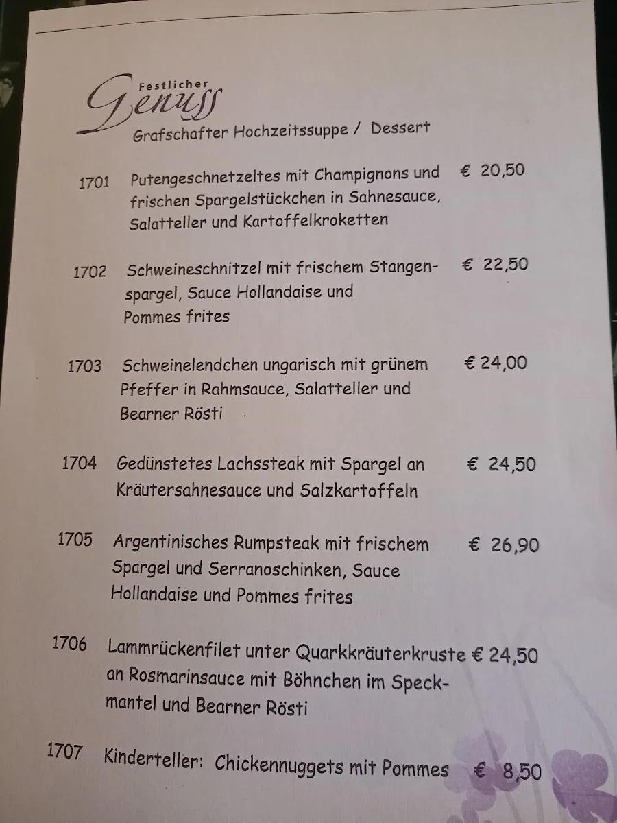 Speisekarte photo 1
