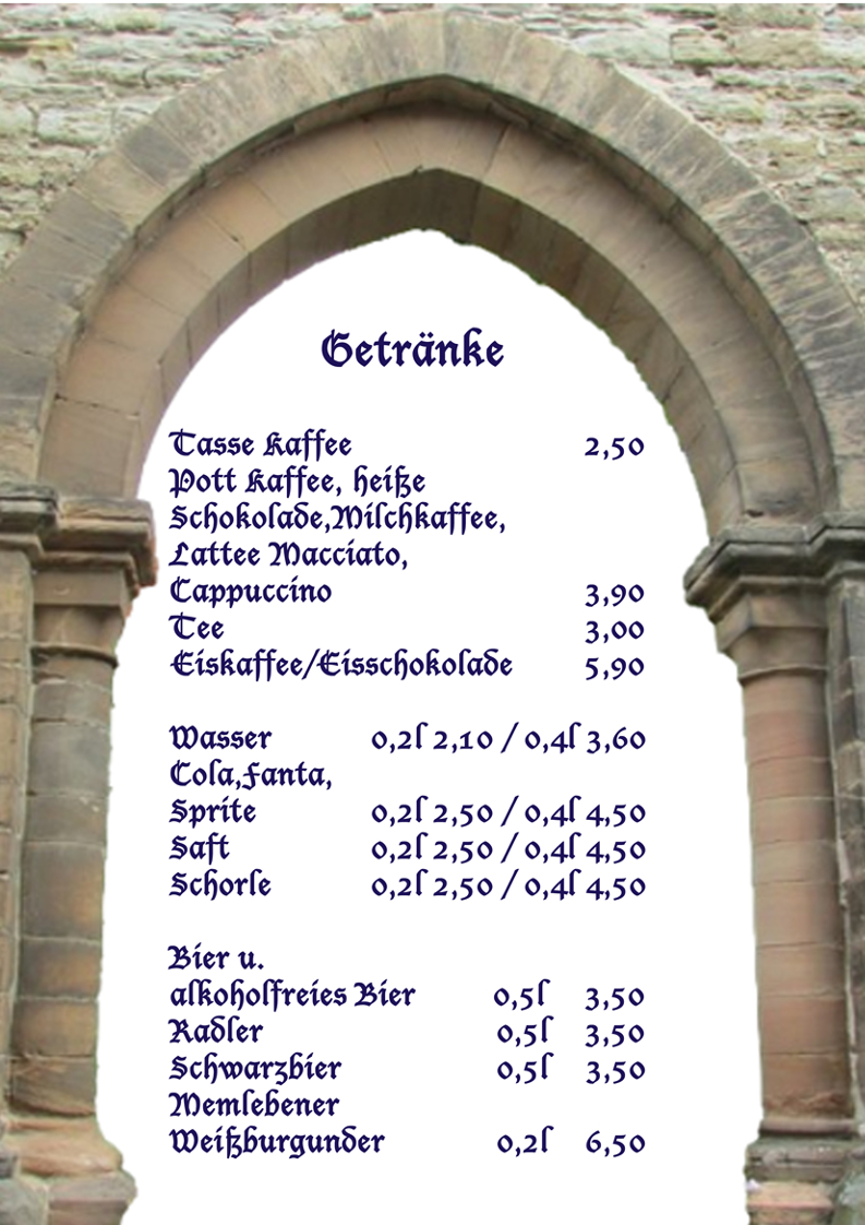 Speisekarte photo 1