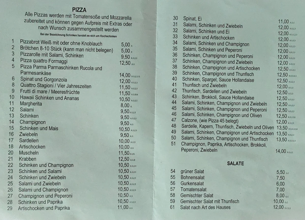 Speisekarte photo 1