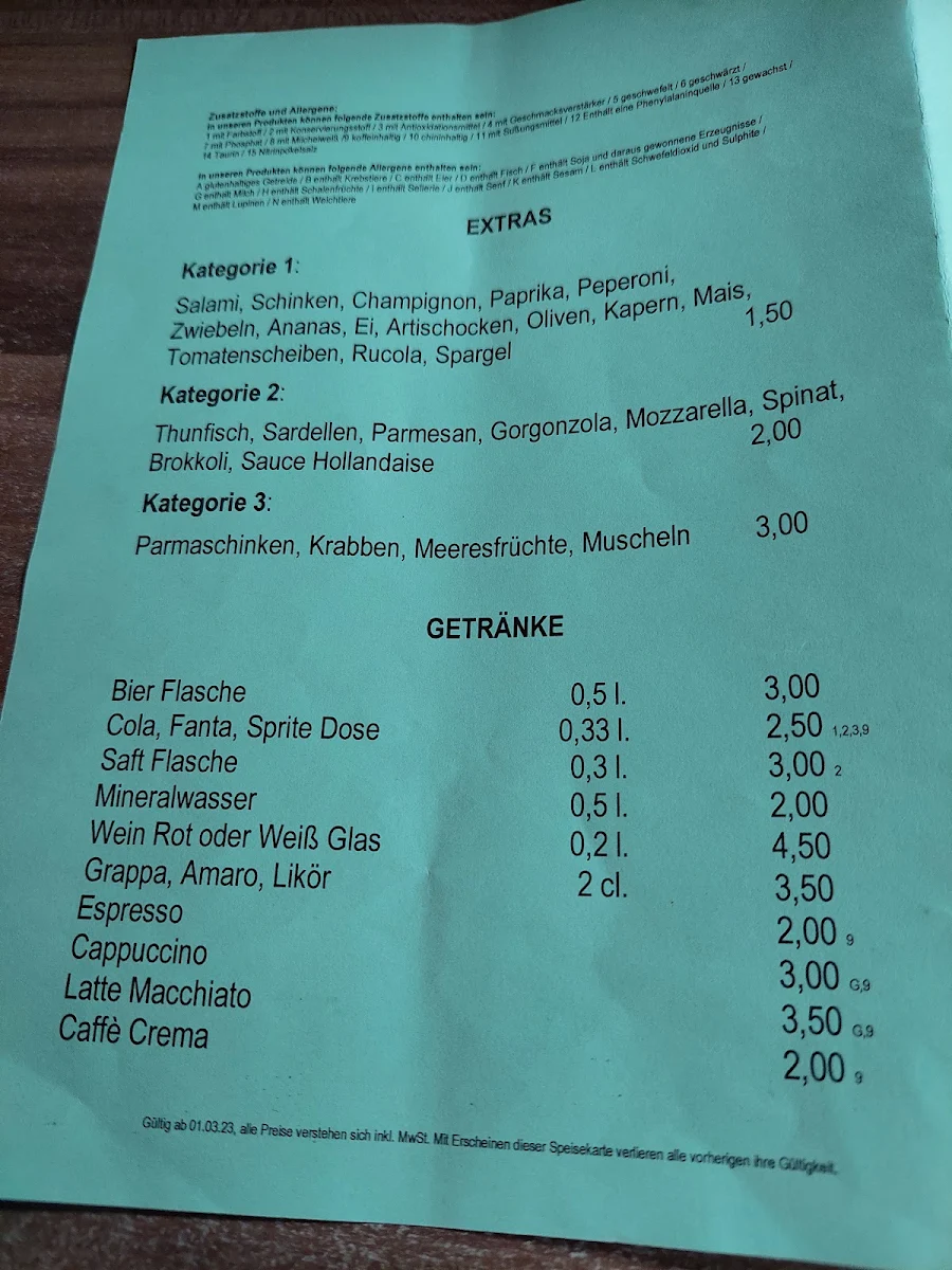 Speisekarte photo 2