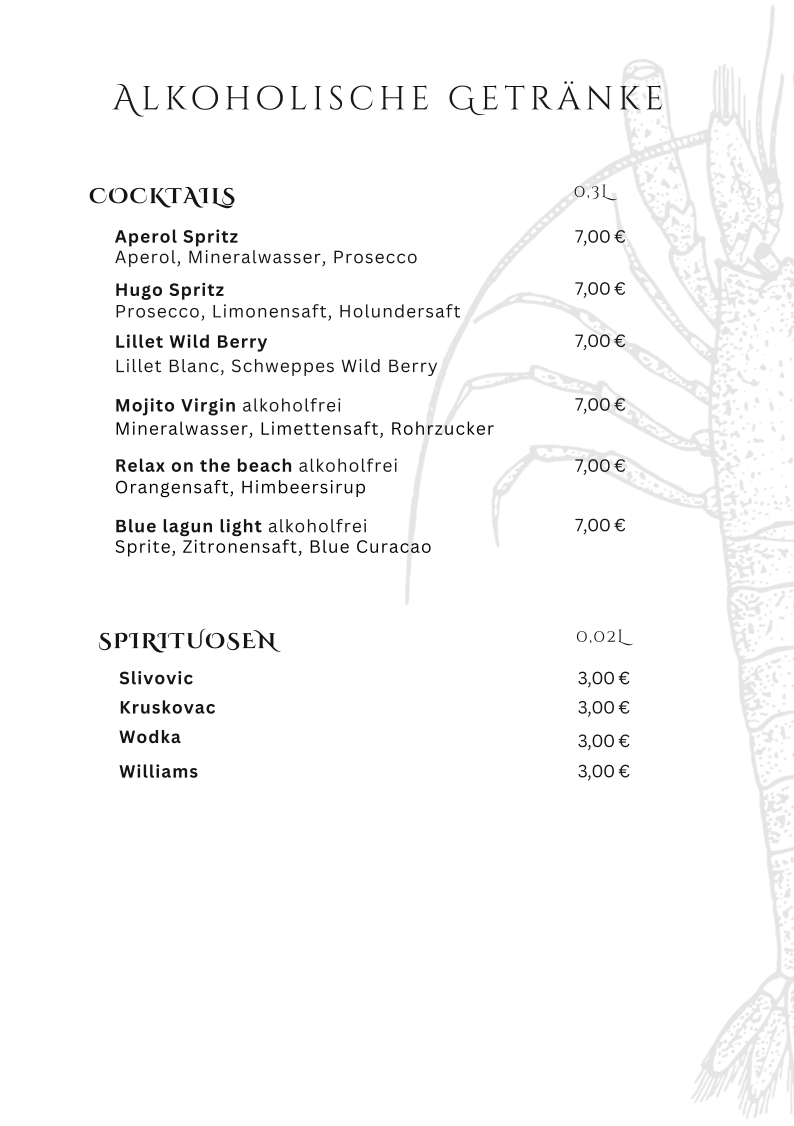 Speisekarte photo 6