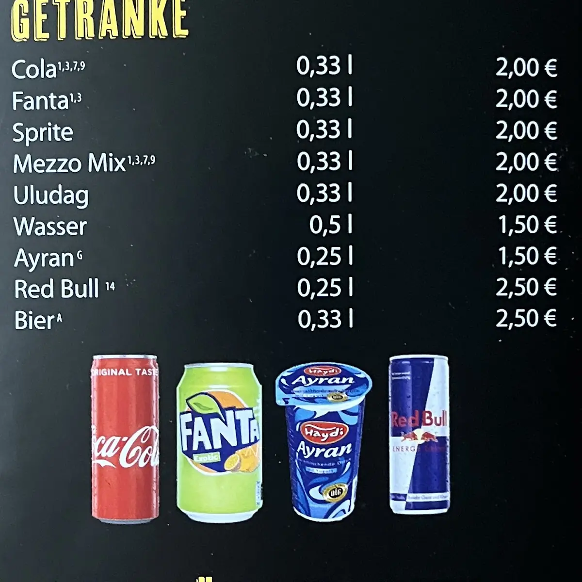 Speisekarte photo 4
