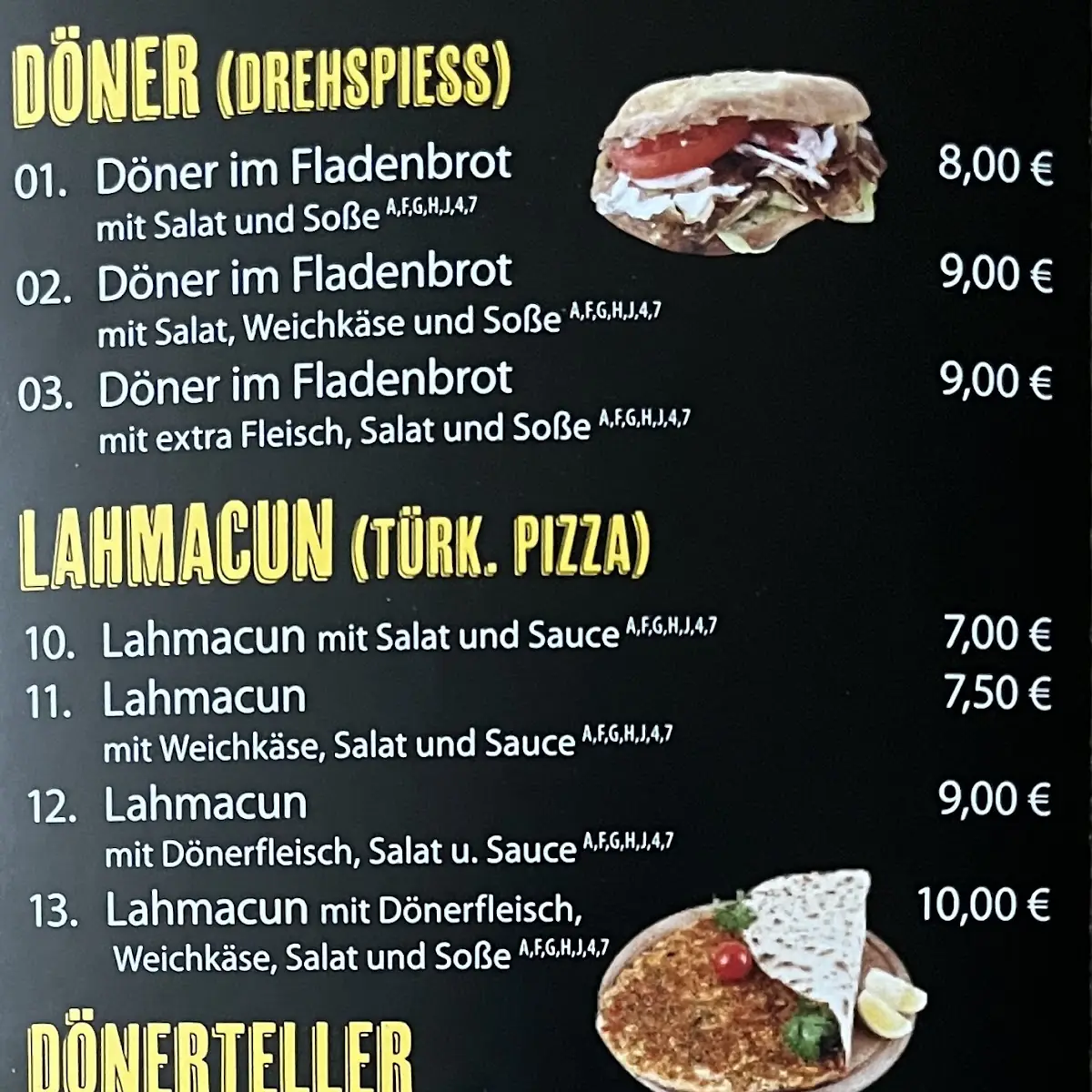 Speisekarte photo 5