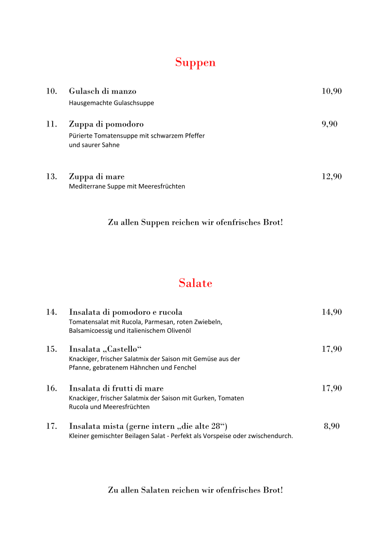 Speisekarte photo 8