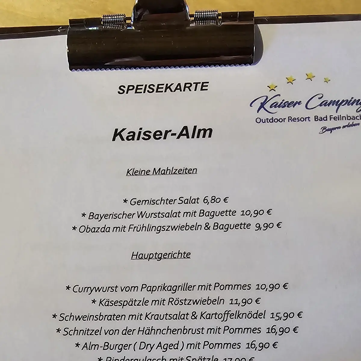 Speisekarte photo 4