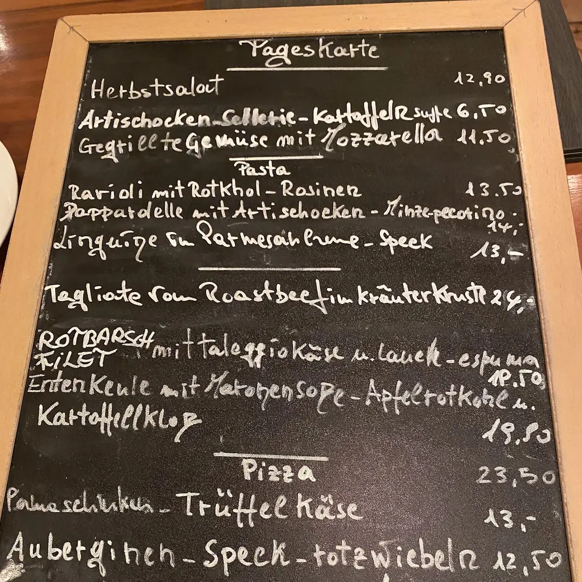 Speisekarte photo 1