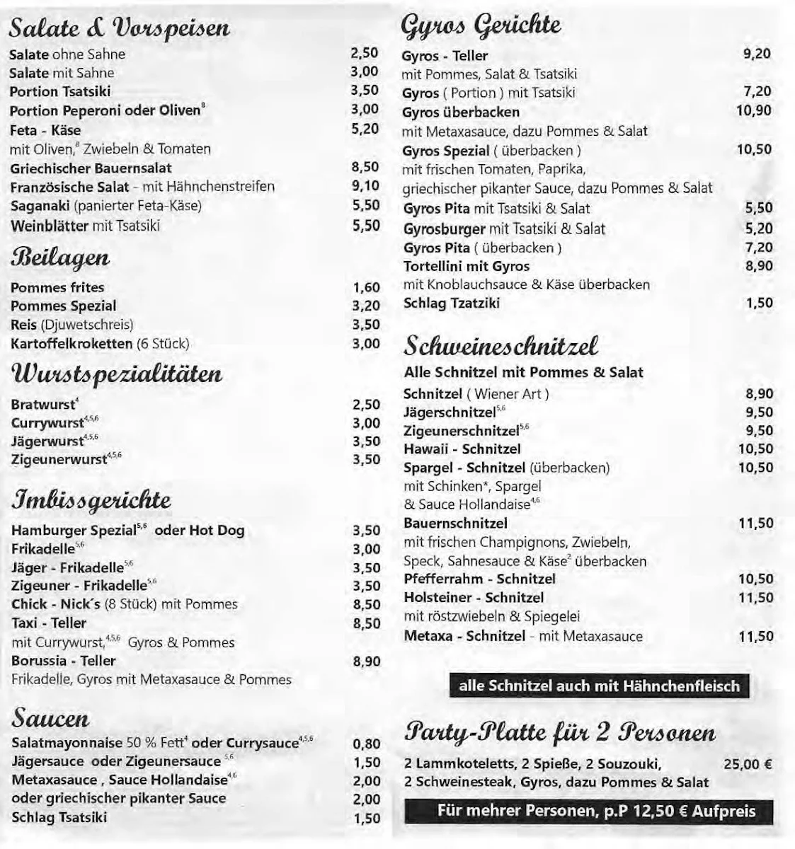 Speisekarte photo 10