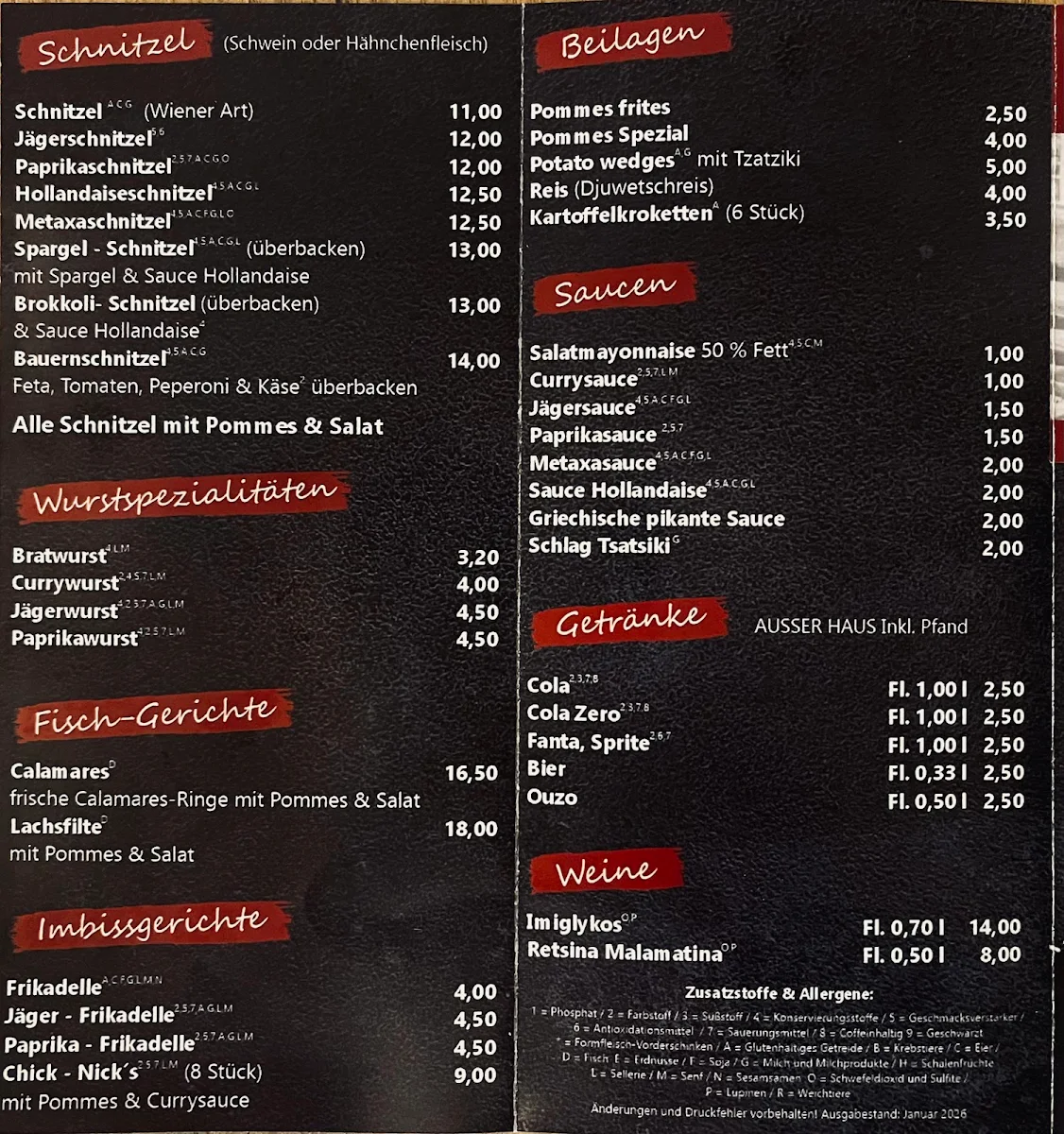 Speisekarte photo 6