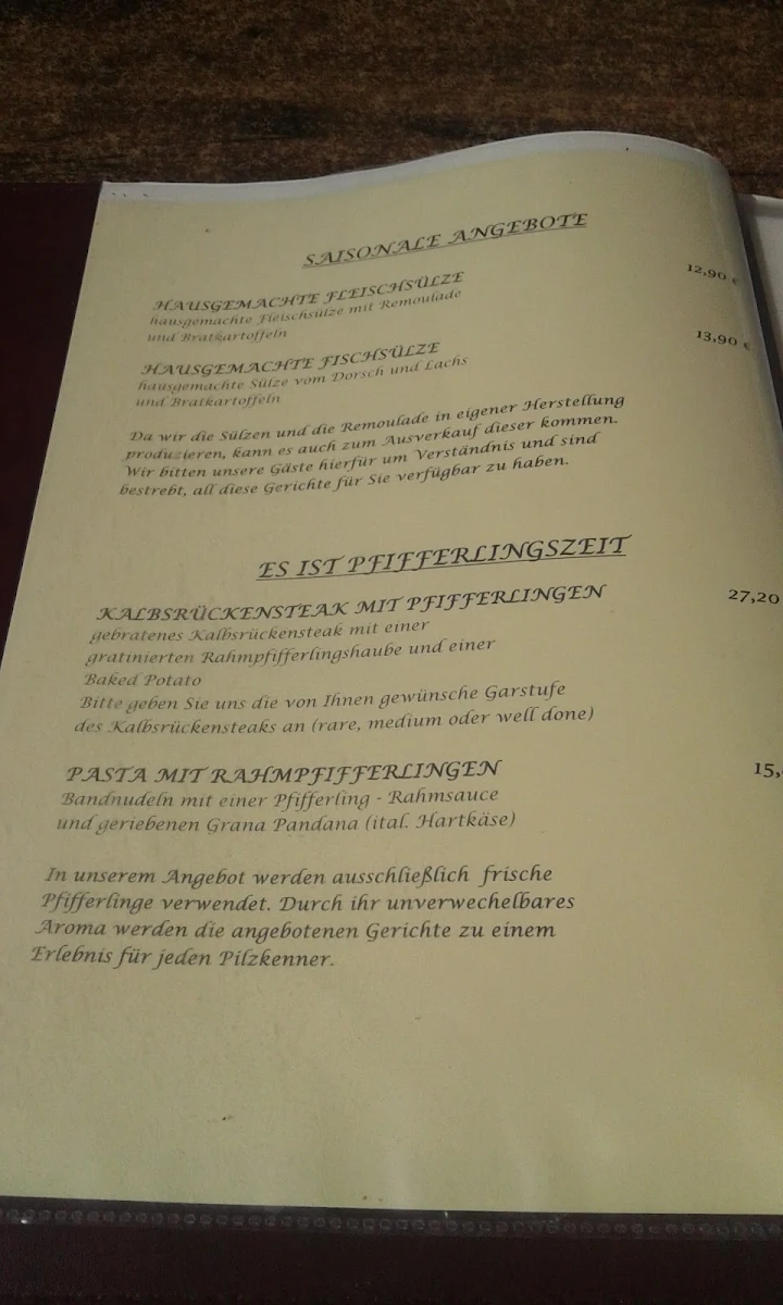 Speisekarte photo 7