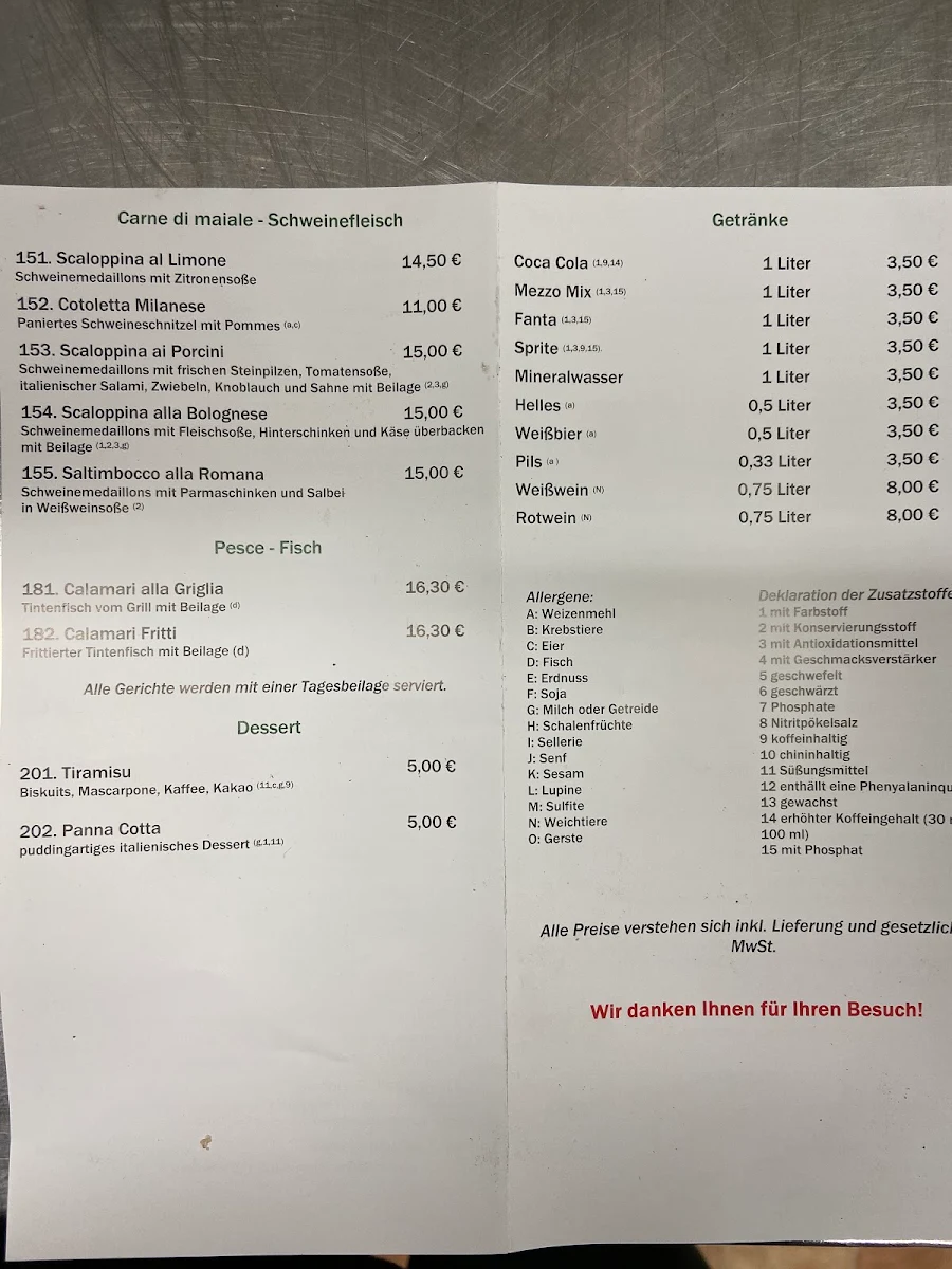 Speisekarte photo 3