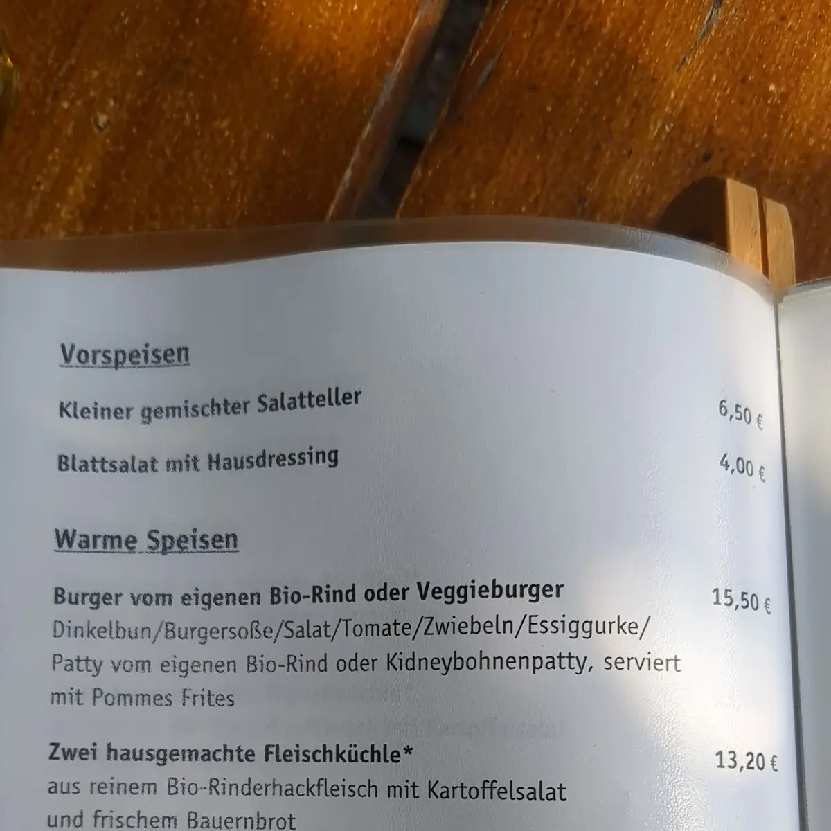 Speisekarte photo 1