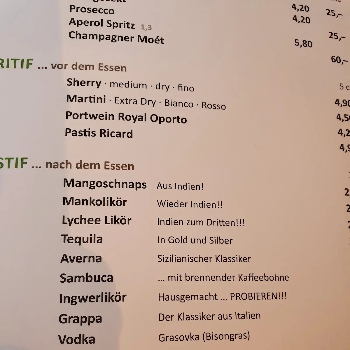 Speisekarte photo 10