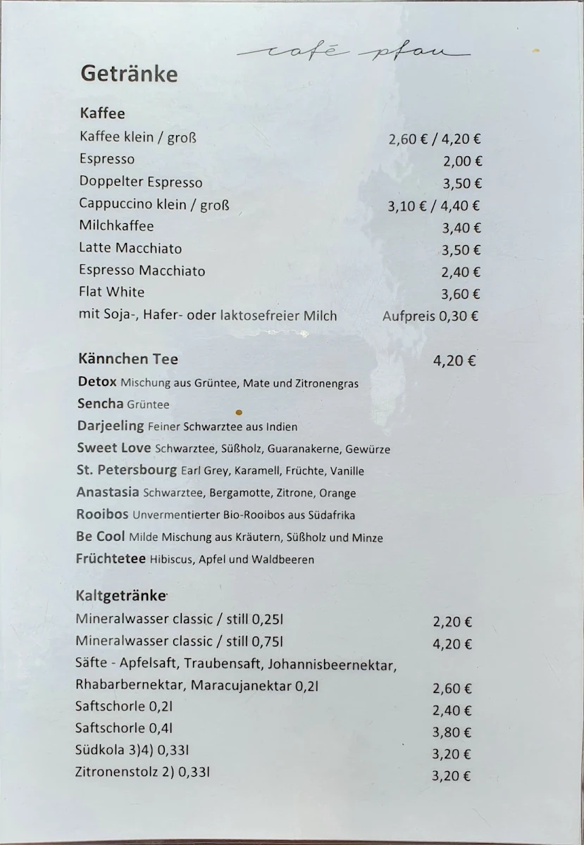 Speisekarte photo 1
