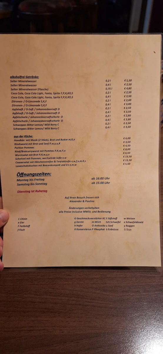 Speisekarte photo 6