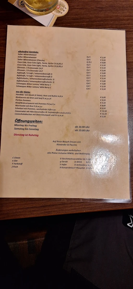 Speisekarte photo 8