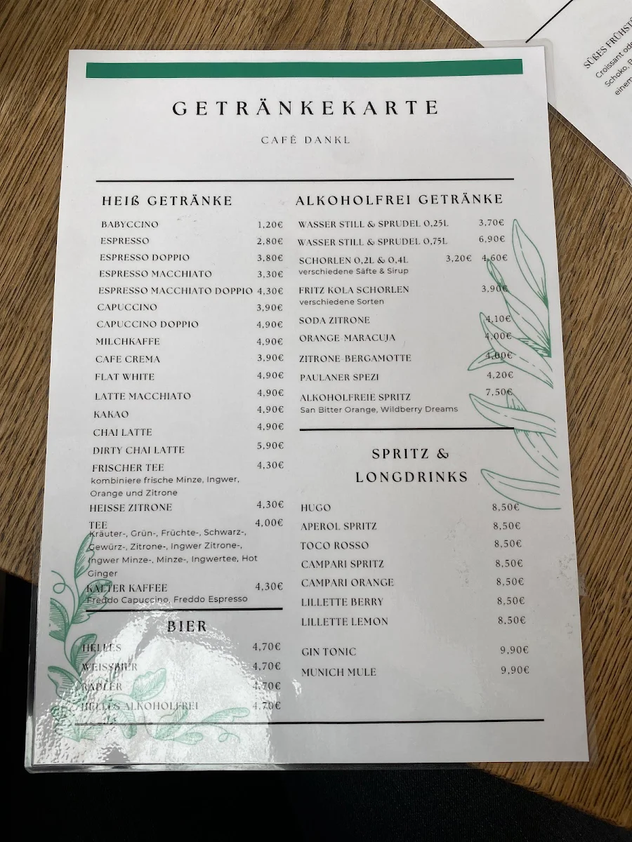 Speisekarte photo 2