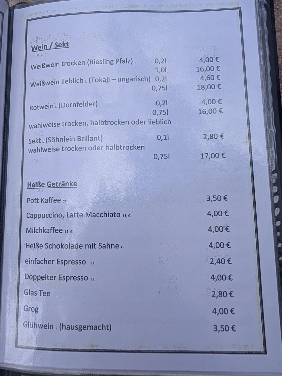 Speisekarte photo 1