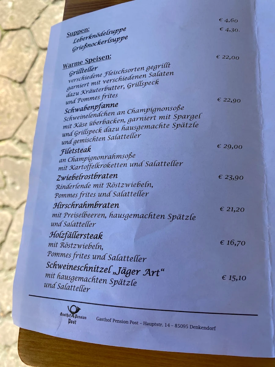 Speisekarte photo 1