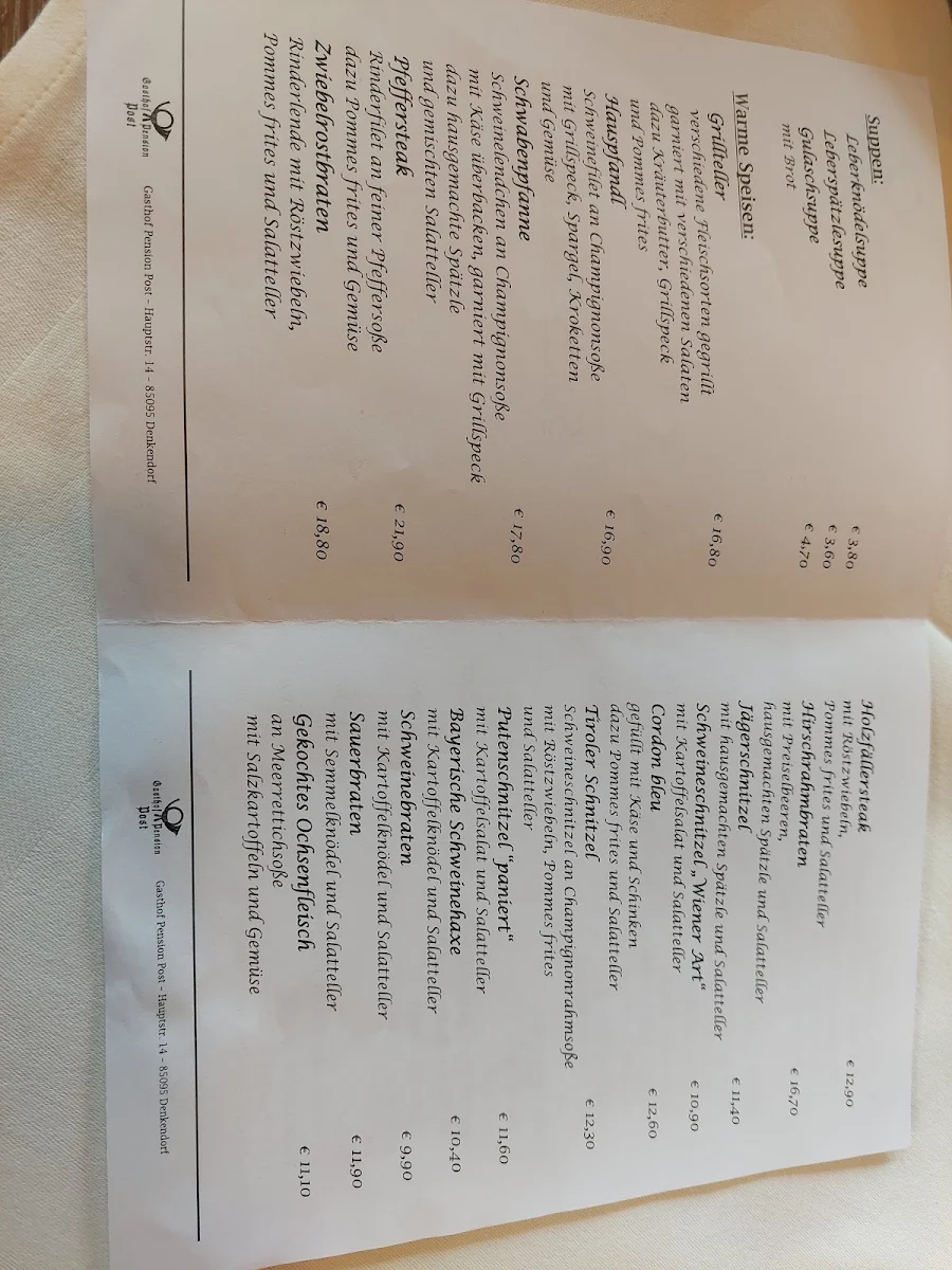 Speisekarte photo 5
