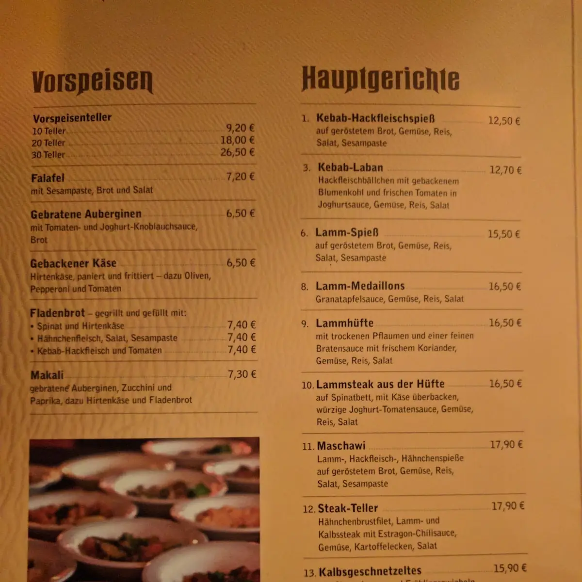 Speisekarte photo 8