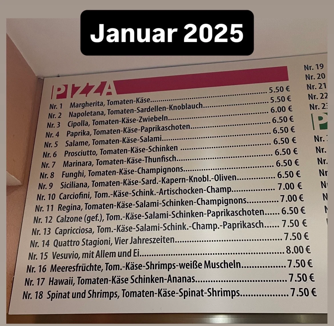 Speisekarte photo 5