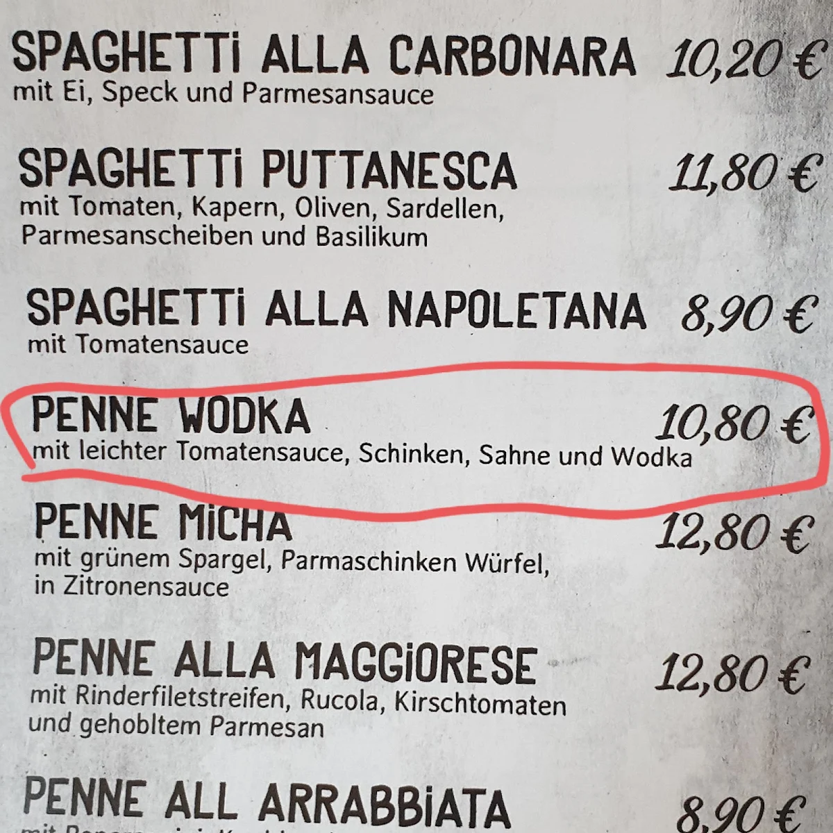 Speisekarte photo 1