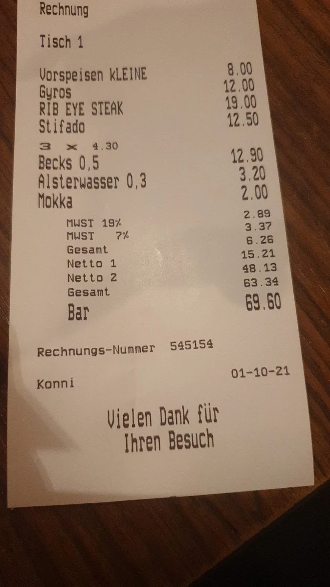 Speisekarte photo 5