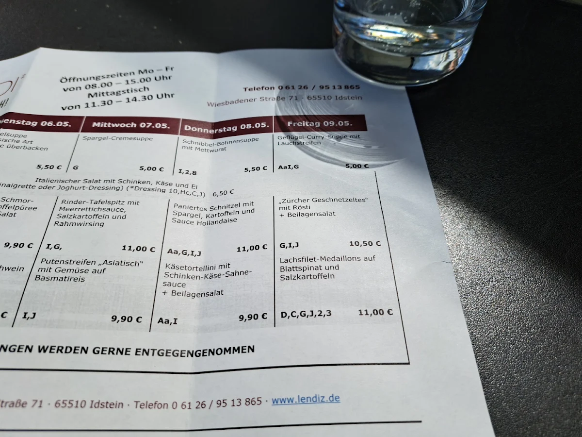 Speisekarte photo 1