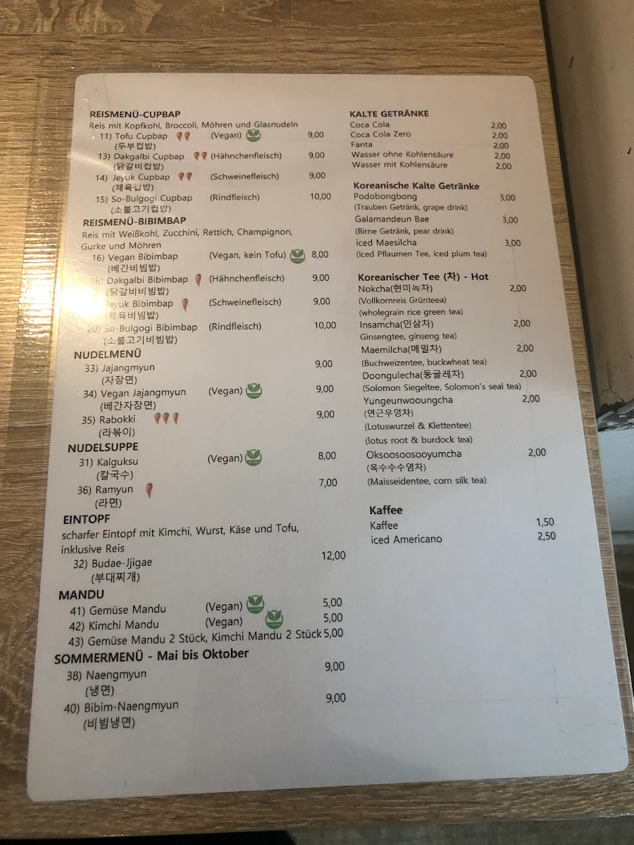 Speisekarte photo 6