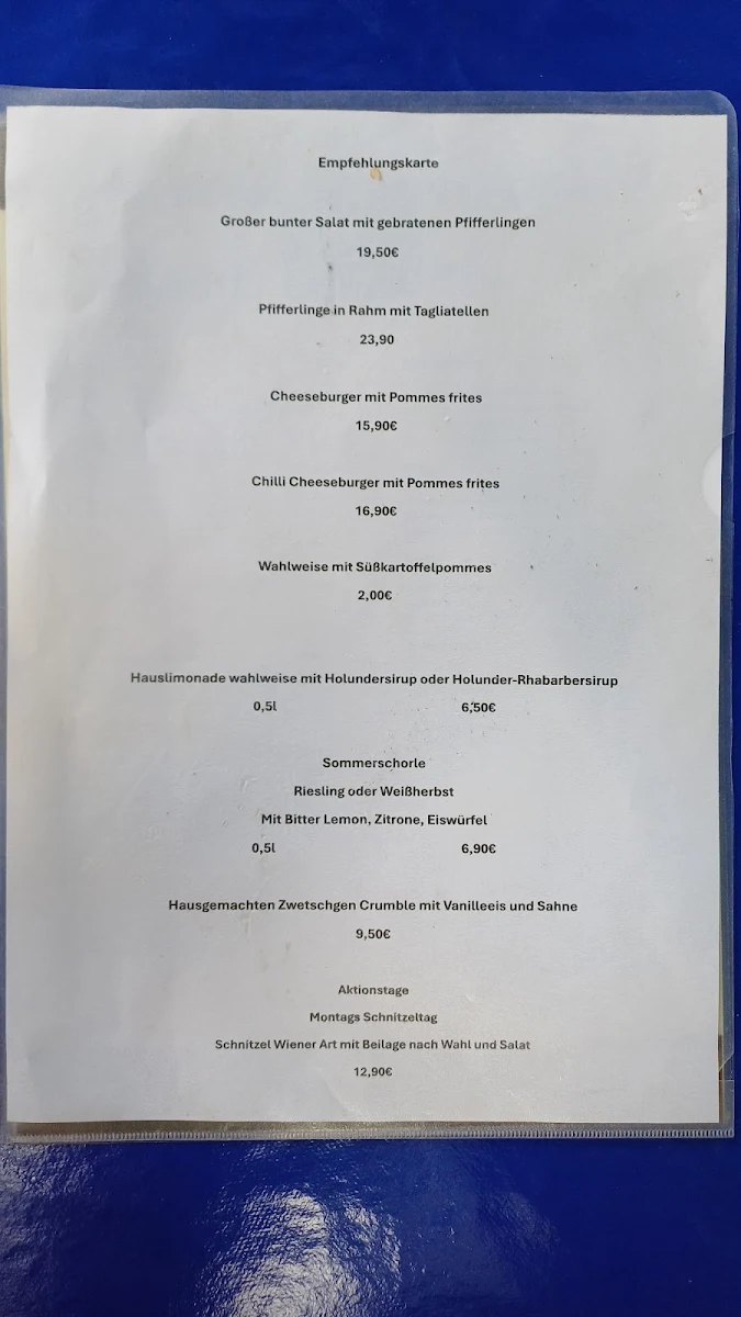 Speisekarte photo 2