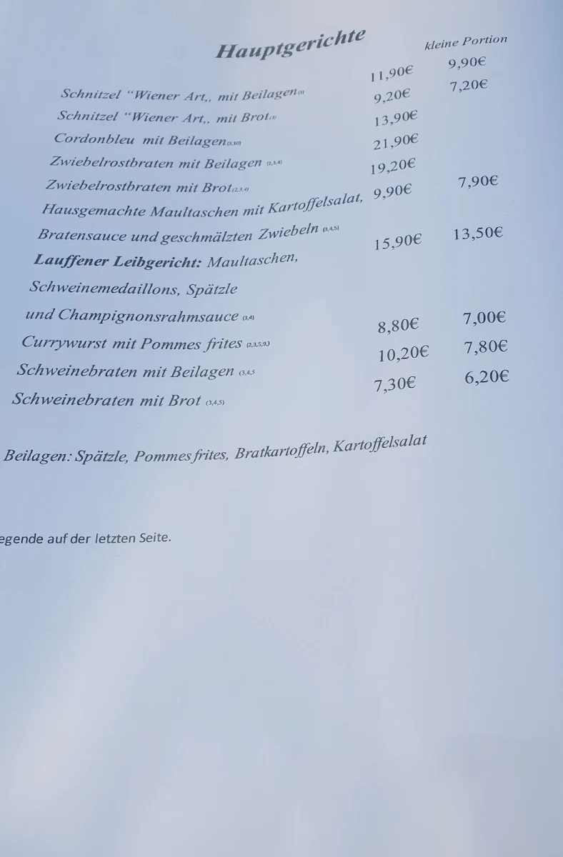Speisekarte photo 5