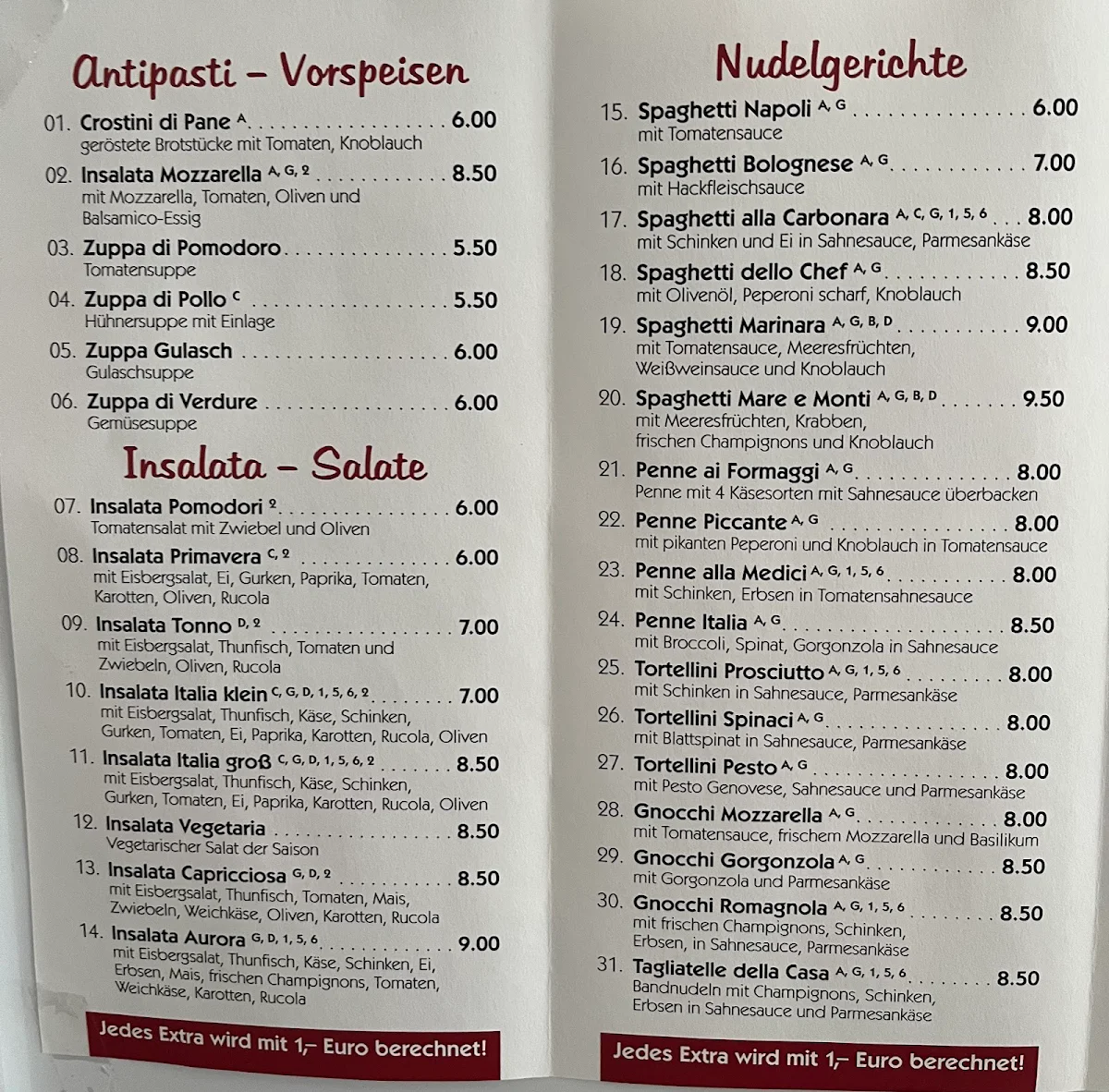 Speisekarte photo 3