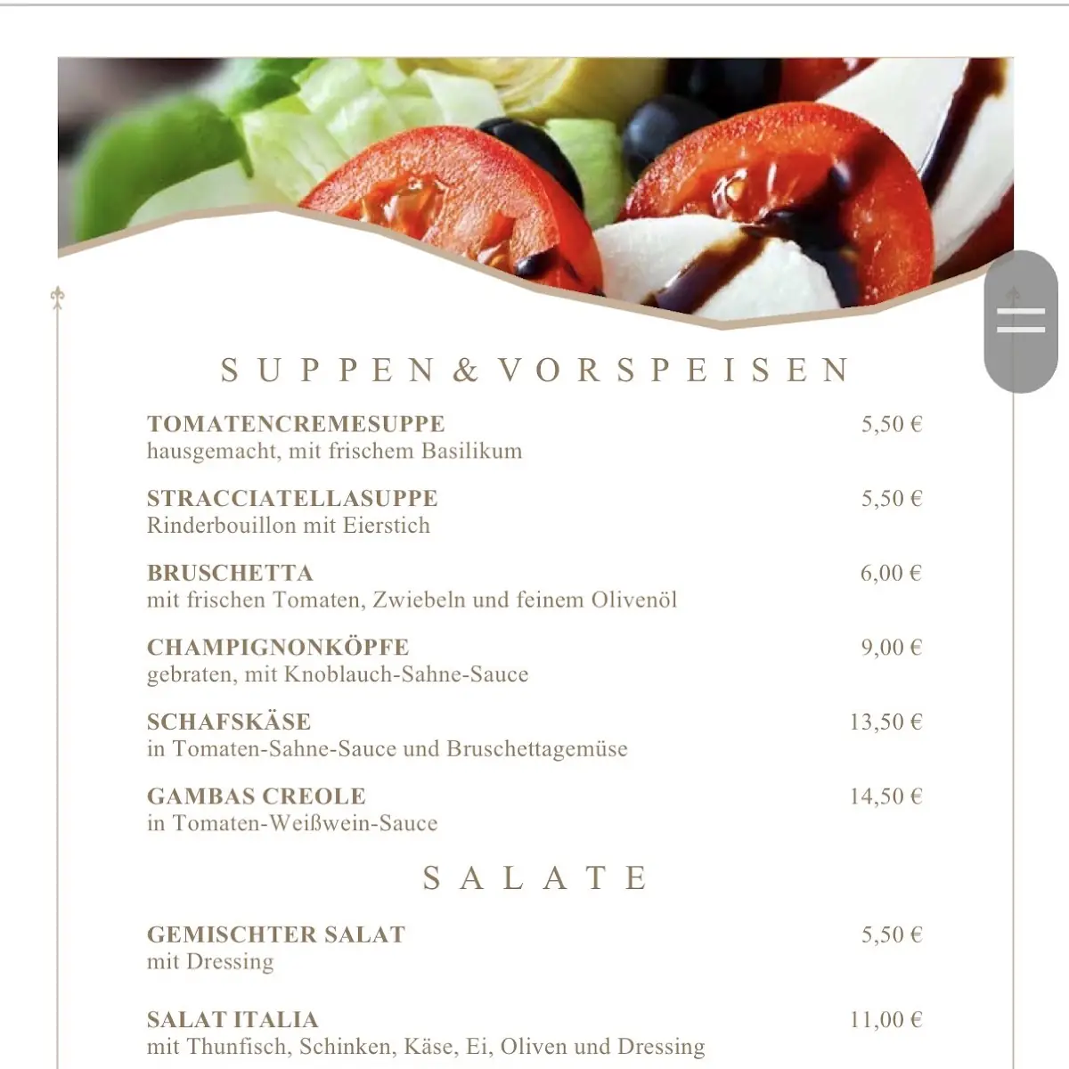 Speisekarte photo 2